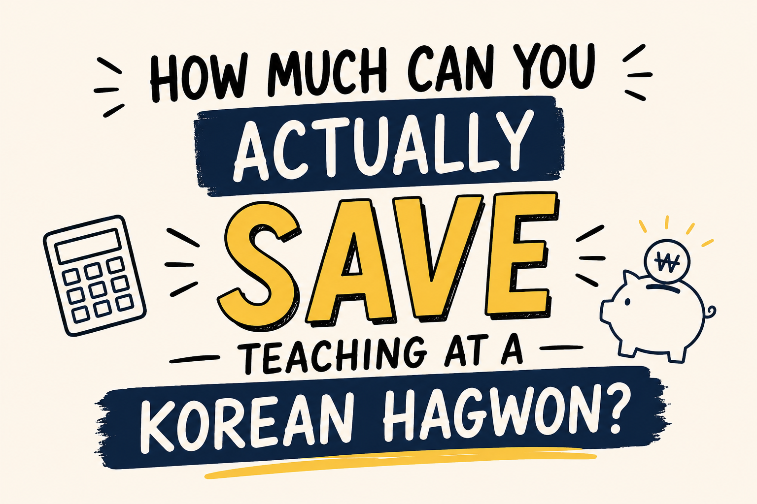 How Much Can You Actually Save Teaching at a Korean Hagwon? (2026 Reality Check)