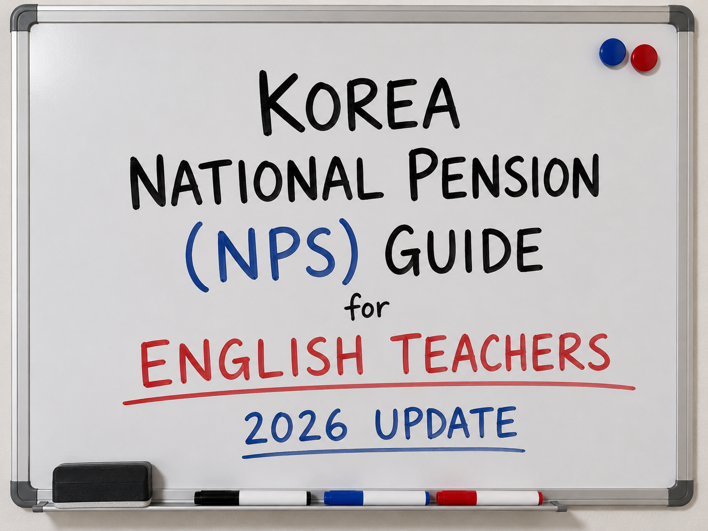 Korea National Pension (NPS) Guide for English Teachers: 2026 Update