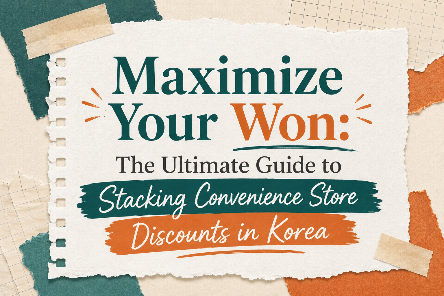 Maximize Your Won: The Ultimate Guide to Stacking Convenience Store Discounts in Korea
