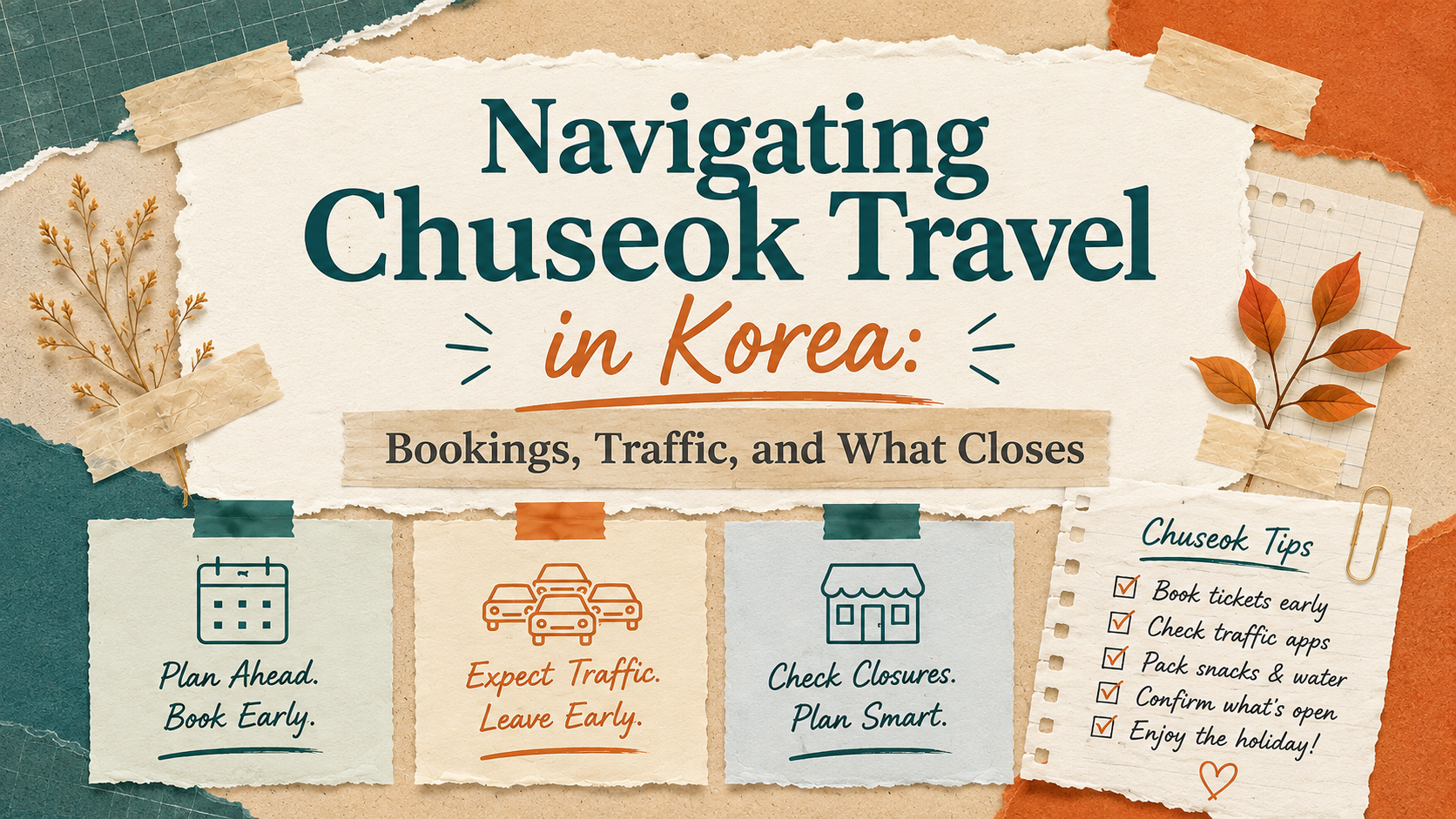 Navigating Chuseok Travel in Korea: Bookings, Traffic, and What Closes