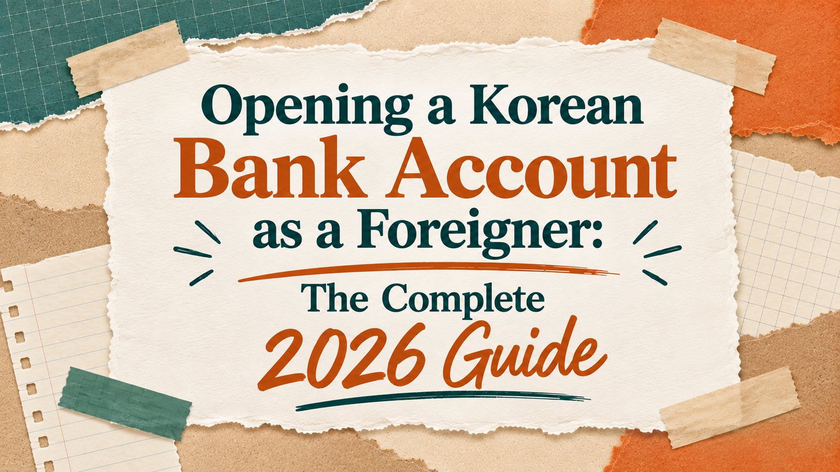 Opening a Korean Bank Account as a Foreigner: The Complete 2026 Guide